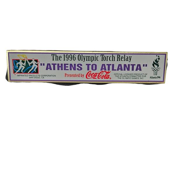 1996 Alanta Olympic Torch Relay Pin - Picture 1 of 2